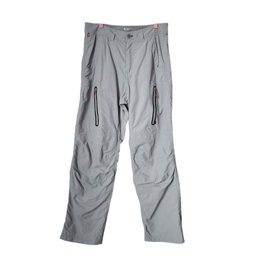 SIMMS Arapaima Pant UPF50 Fishing Hiking Gray Gorpcore Size‎ Small